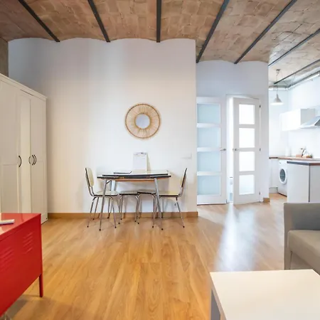 51no1058 - Bright 1bed Flat In Poble Sec Appartamento Barcellona
