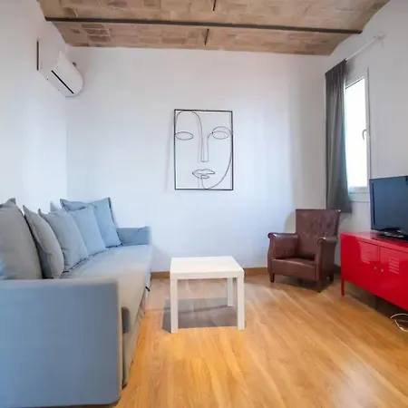 51no1058 - Bright 1bed Flat In Poble Sec Lejlighed Barcelona