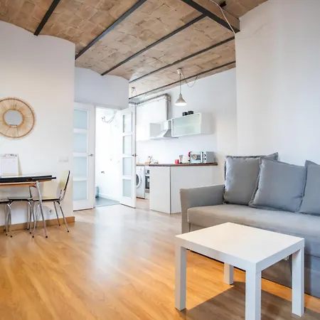 51no1058 - Bright 1bed Flat In Poble Sec Barcelona